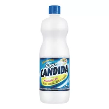 Água Sanitária Super Cândida - 1 Litro Com 12 Und.