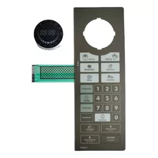 Membrana Adesivo + Display Azul Microondas Pme31 Para Philco