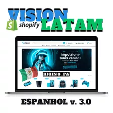 Tema Shopify Vision Genérico Latam + Check. Yampi Cartpanda