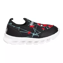 Zapatillas Spiderman Marvel Con Luz Superheroes Hombre Araña