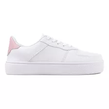 Tênis Feminino Clássico Branco Air Casual Vision Confortável