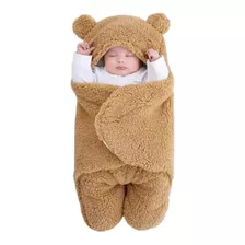 Cobertor Enroladinho Bebê Saco De Dormir Urso De Pelúcia
