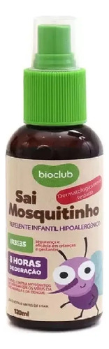 Repelente Infantil Natural Sai Mosquito 8 Horas De Proteção