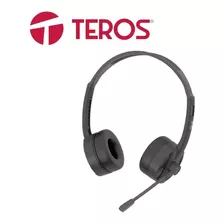 Auriculares Teros Te-8031n, Micrófono, Conector 3.5, Negro.