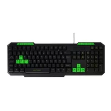 Teclado Gamer Multilaser Multimídia Slim - Tc243 Cor De Teclado Preto Idioma Português Brasil