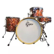 Bateria Gretsch Catalina Club Rustic Red 18 12 14 Cx 14,5