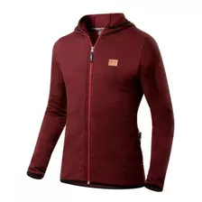 Campera Micropolar Hombre Capucha Fit Urbana Buzo Resistente