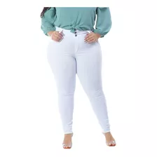 Calça Hot Pants Jeans Cintura Alta Plus Size Feminino