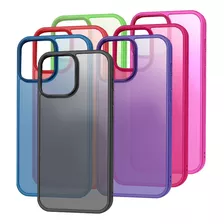 Funda Compatible Samsung Colores Neon Acrilico Uso Rudo S