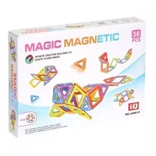 Juego Magic Magnetic 36 Piezas Imantadas Mg12