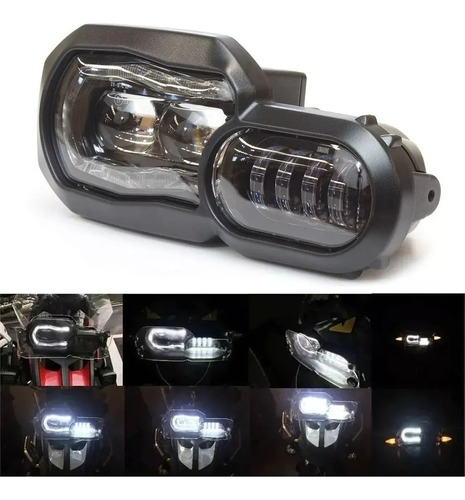 Faro Led Moto Bmw F650gs F700gs F800gs Adv F800r Full Led Foto 6