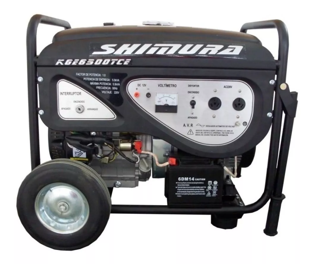 Generador Portátil Shimura Kge6500tce 5.5 Kw Monofásico 220v