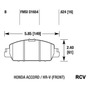 Disco Frenos  Delantera Para Honda Accord Exr  1996