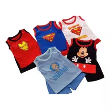 Conjunto Roupinha Roupa De Bebe 0a12m Menino Promoção