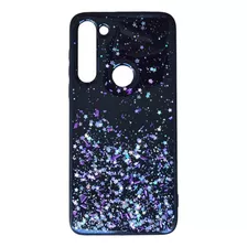 Funda Negra Brillante Para Moto G8 Power