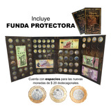 Ãlbum TrÃ­ptico Para Monedas Conmemorativas $5 $20 Y Billetes