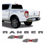 Ford Ranger Calcomanas Laterales 4x4 Ford RANGER EDGE 4X4 S/C