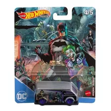 Carro Hot Wheels Mbk Van Joker Batman Robin 4/5