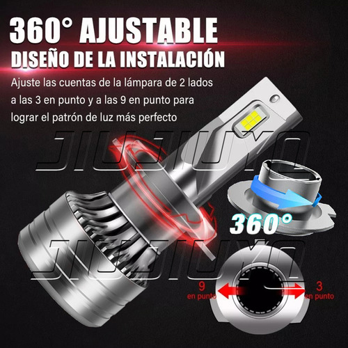 Kit De Faros Led 40000lm Para 2002-2004 Mini Cooper Foto 5