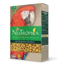 Ração Arara Natural 1,2kg Nutrópica Extrusada Sem Corante