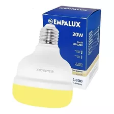 Kit 10x Lâmpada Bulbo Led 20w Branco Quente 2400k Empalux