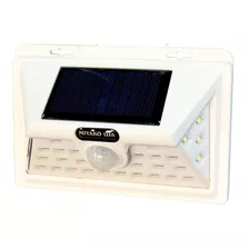 Luz De Paso Led 5w Con Panel Solar Sensor De Movimiento -ext