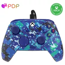 Control Xbox Pdp Alambrico Rematch Glitch Blue 