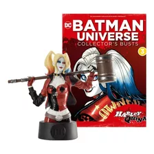 Miniatura Dc Busto Arlequina Universo Batman Resina Metálica