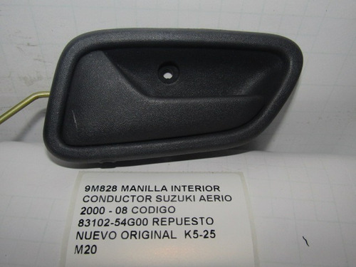 Manilla Interior Conductor Suzuki Aerio 2000-08 83102-54g00 Foto 4