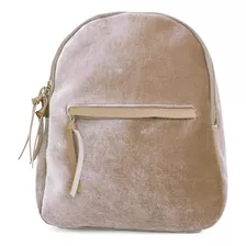 Mochila De Gamuza Shira Beige Carven 