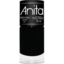 Esmalte Anita Cremoso Preto Fosco Cor Esmalte Anita Cremoso Preto Fosco