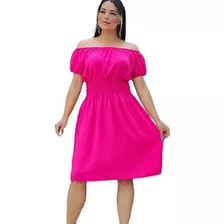 Vestido Feminino Para O Verão Ombro A Ombro Ciganinha