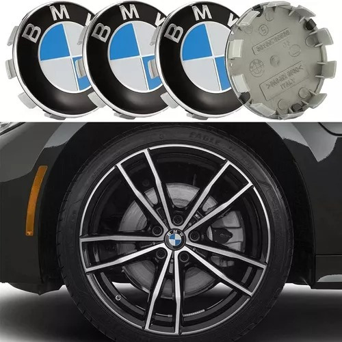 Kit Tapas Centros De Rin Llavero Tapones Neumtico Bmw Foto 6