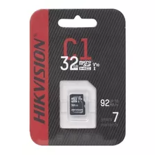 Tarjeta De Memoria Hikvision Hs-tf-c1(std)/32g C1 Series 32gb