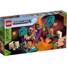  Lego Minecraft A Floresta Deformada 21168