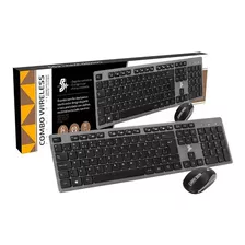 Combo Wireless Office Premium - Mouse E Teclado Kw-1000