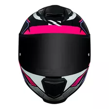 Norisk Capacete Feminino Razor Speedmax Preto Lilás Moto Top