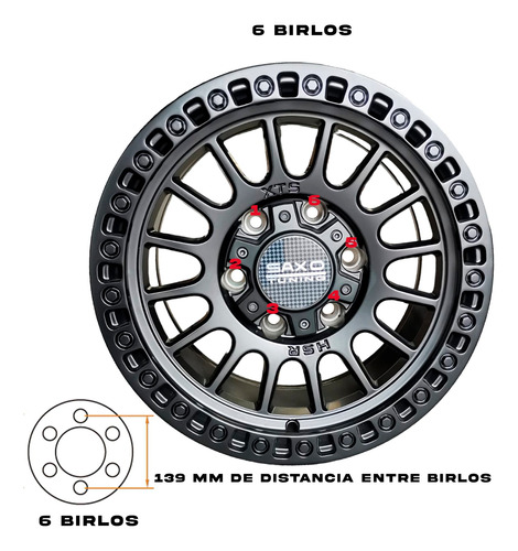 Rines 15  Para Pick Up | Medidas 15x8 6x139 | 4 Pzs Foto 4