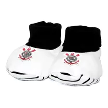 Meia Pantufa Bebê Corinthians Oficial