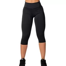 Calça Corsário Fitness Legging Suplex Feminina Academia