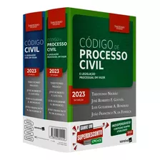 Combo Código Civil + Código De Processo Civil 2023 - Theotonio Negrão - Editora Saraiva