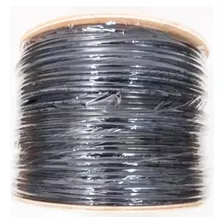 Cable Utp Doble Forro Exterior Cat6 Cal23 Negro 305mts B22