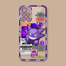 Funda De Transparente Uso Rudo De Pokémon Para Xiaomi