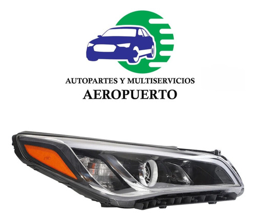 2015-2016-2017 Hyundai Sonata Faro Foco Unidad Derecha Nueva Foto 3