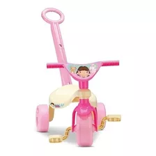Velotrol Triciclo Motoca Menina Rosa Doll Estilo Loll