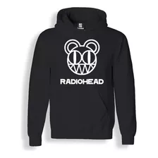 Blusa Moletom Canguru Radiohead Logo Tradicional