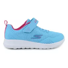 Tênis Skechers Go Walk Joy Infantil Azul Dia A Dia Escola