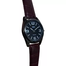 Reloj Q&q Pulsera Cuero Hombre 100% Original