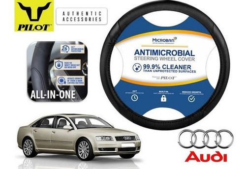 Funda Cubrevolante Negro Antimicrobial Audi A8 3.0l 02 A 05 Foto 3