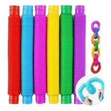 Pop Tube Tubo Flups Sensorial Juguete Souvenir Fidget Toy X8